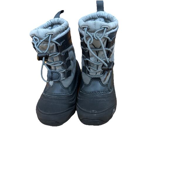 NORTH FACE Boy’s Gray Snow Boots Therma Felt Plus Insulation Size 11 - Picture 1 of 9